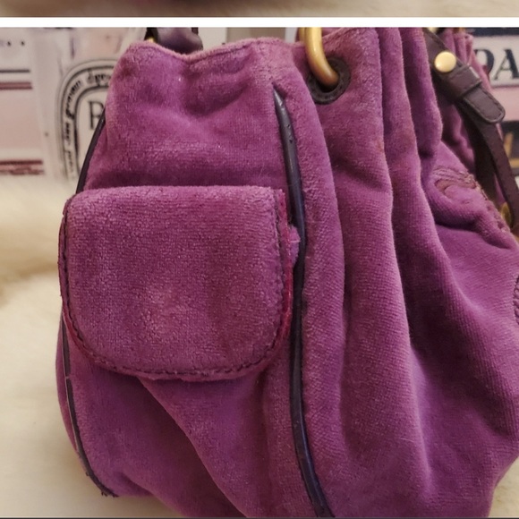 Juicy Couture Purple Hobo Handbag! *Vintage* - Picture 6 of 9